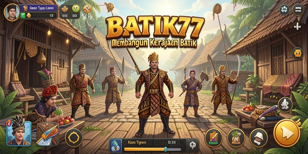 Tampilan gameplay Tycoon di BATIK77 yang memukau.