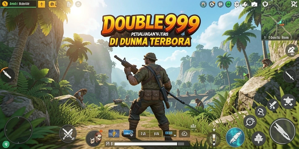 Tangkapan layar gameplay menunjukkan petualangan seru di dunia terbuka.