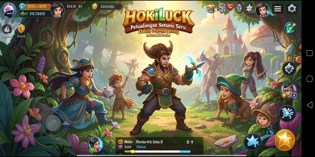 Screenshot HOKILUCK menampilkan momen petualangan seru dan grafis yang memukau.