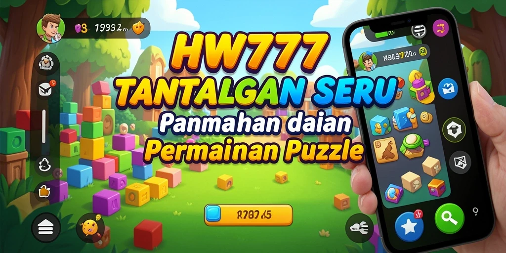 Screenshot HW777 menunjukkan gameplay Puzzle yang seru dan menantang.