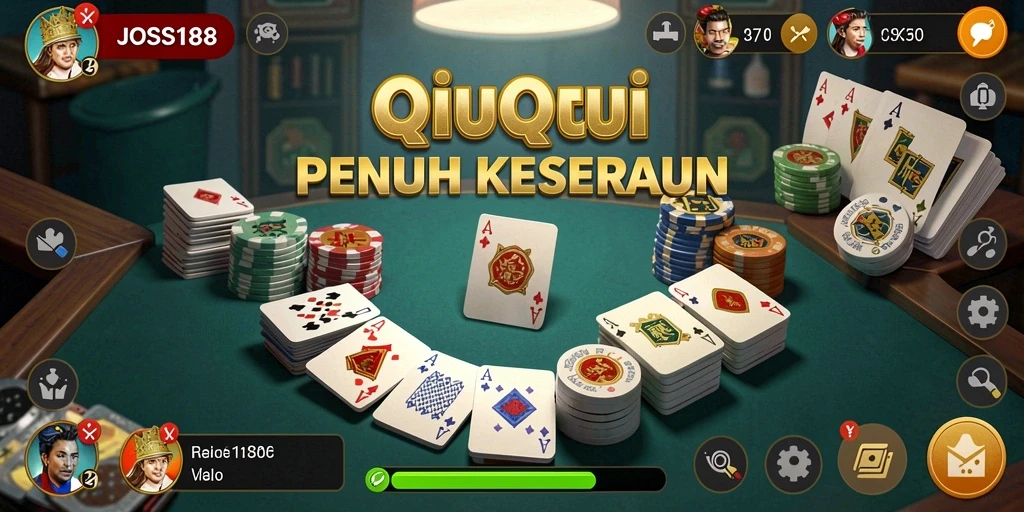Screenshot gameplay QiuQiu yang menarik dan menegangkan