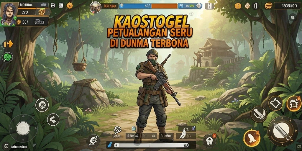 Tampilan gameplay menarik dari KAOSTOGEL di dunia terbuka.