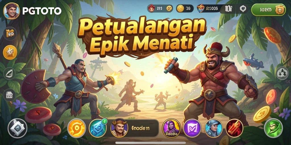 Tampilan gameplay PGTOTO yang menakjubkan dalam petualangan.