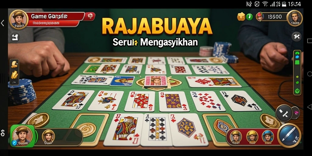 Tampilan gameplay Gaple yang menarik di RAJABUAYA.