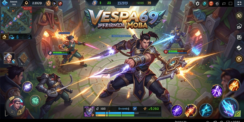 Gameplay seru dan strategi mendebarkan di VESPA69.