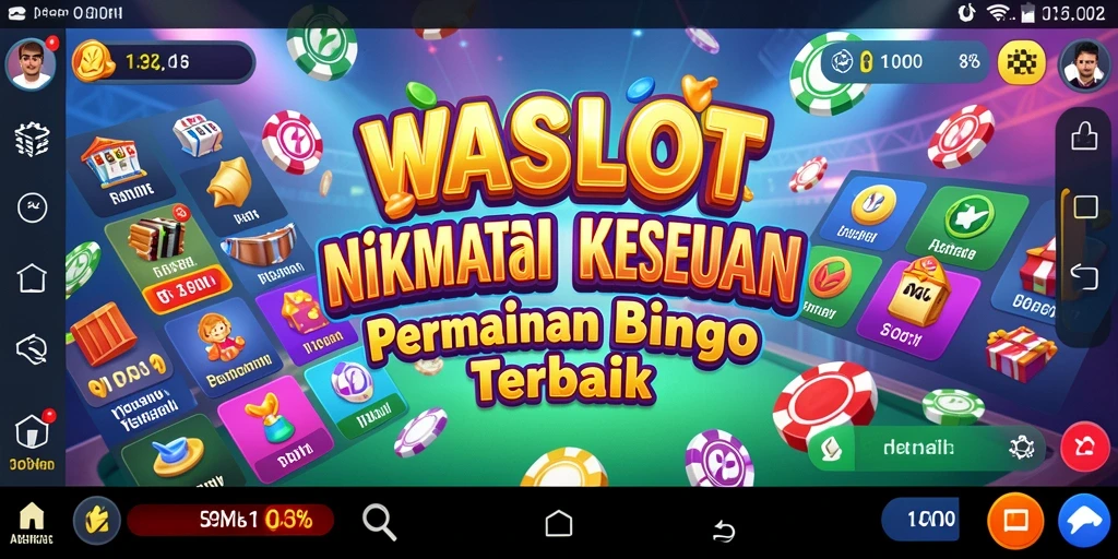Screenshot gameplay WASLOT yang menampilkan keseruan permainan Bingo.