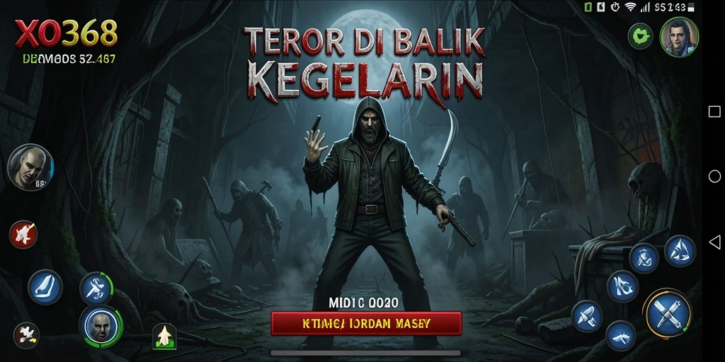 Tampilan gameplay menakutkan dari XO368 yang menggugah adrenalin.